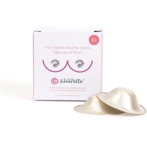 SILVERETTE XL The Original Silver Nursing Cups -Made in Italy